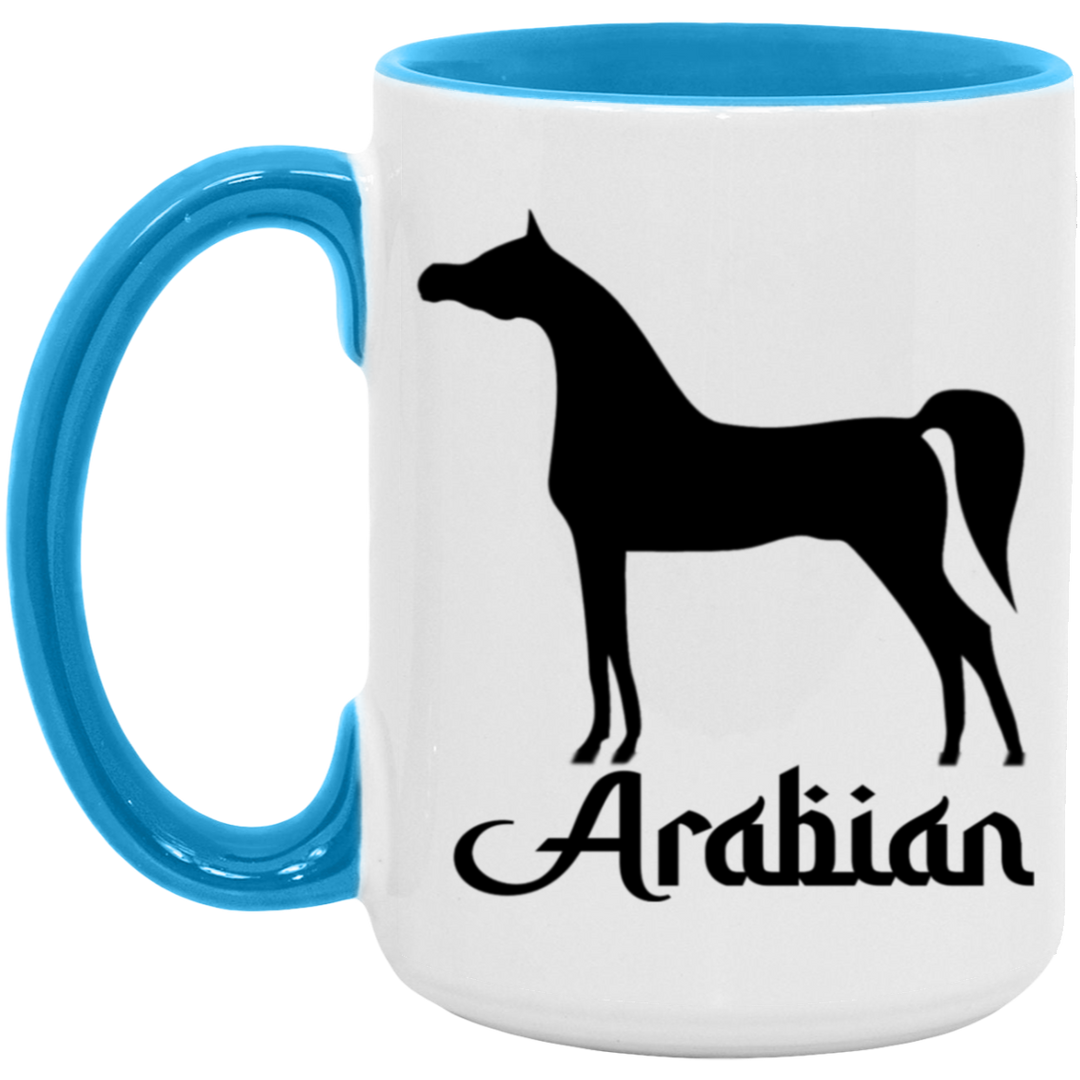 ARABIAN ART TUMBLER 4HORSE AM15OZ 15oz. Accent Mug