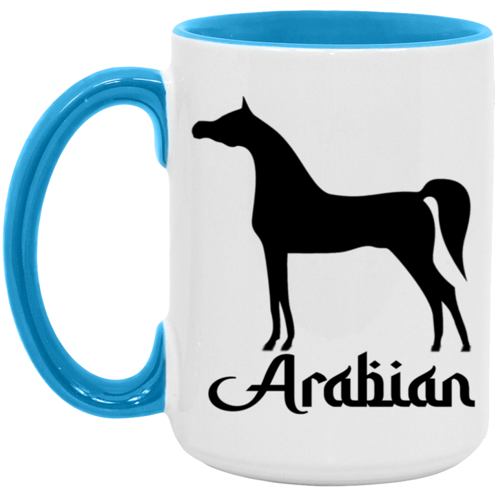 ARABIAN ART TUMBLER 4HORSE AM15OZ 15oz. Accent Mug