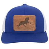 TENNESSEE WALKING HORSE PERFORMANCE LEATHER 104C Trucker Snap Back - Patch