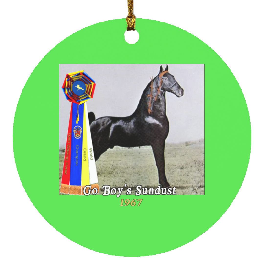 WGC GO BOYS SUNDUST SUBORNC Circle Ornament