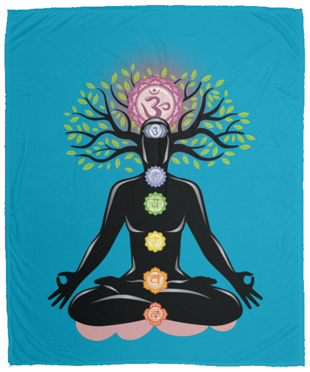 CHAKRAS PLUSH BLANKET (12 STYLES AND SIZES)