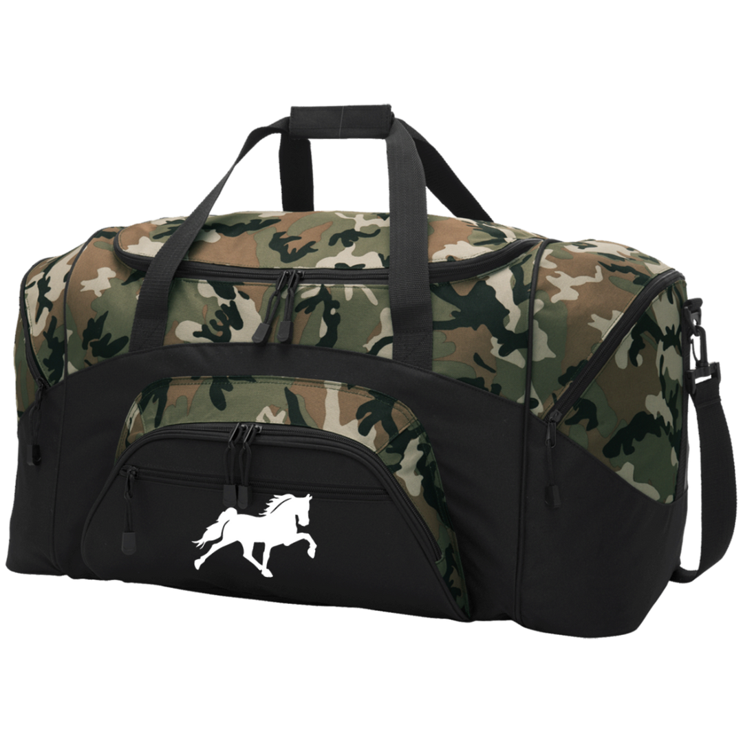 TENNESSEE WALKING HORSE DESIGN 3 JMD (WHITE) BG99 Colorblock Sport Duffel