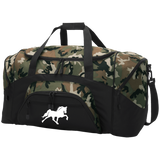 TENNESSEE WALKING HORSE DESIGN 3 JMD (WHITE) BG99 Colorblock Sport Duffel