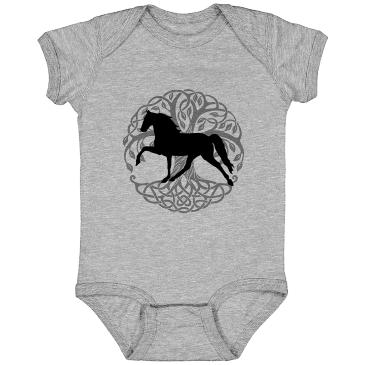 Tennessee Walking Horse PLEASURE TREE OF LIFE 4424 Infant Fine Jersey Bodysuit