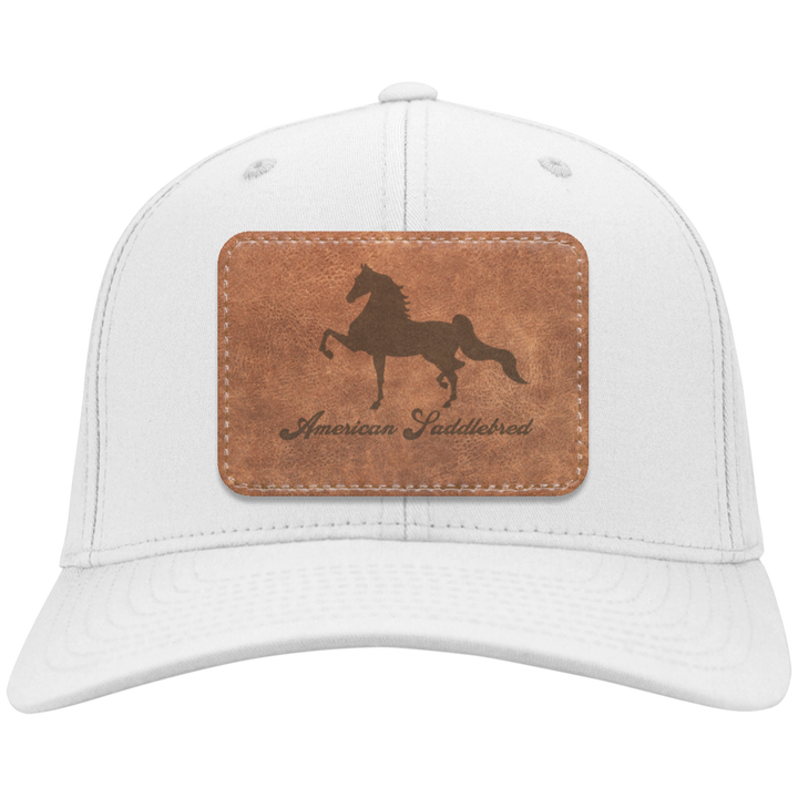 AMERICAN SADDLEBRED ON LEATHER CP80 Twill Cap - Patch