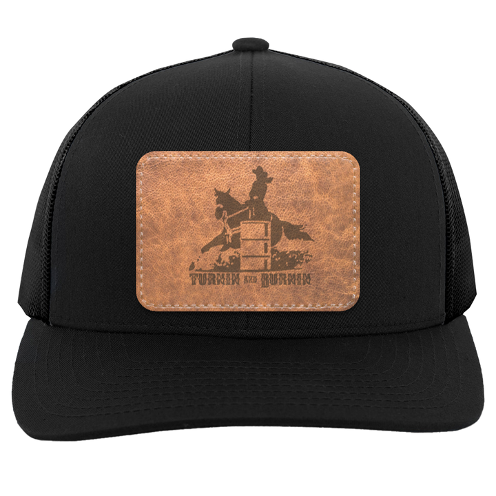 TURNIN AND BURNIN ON LEATHER 104C Trucker Snap Back - Patch
