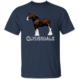 CLYDESDALE (STANDING) 4HORSE G500 5.3 oz. T-Shirt