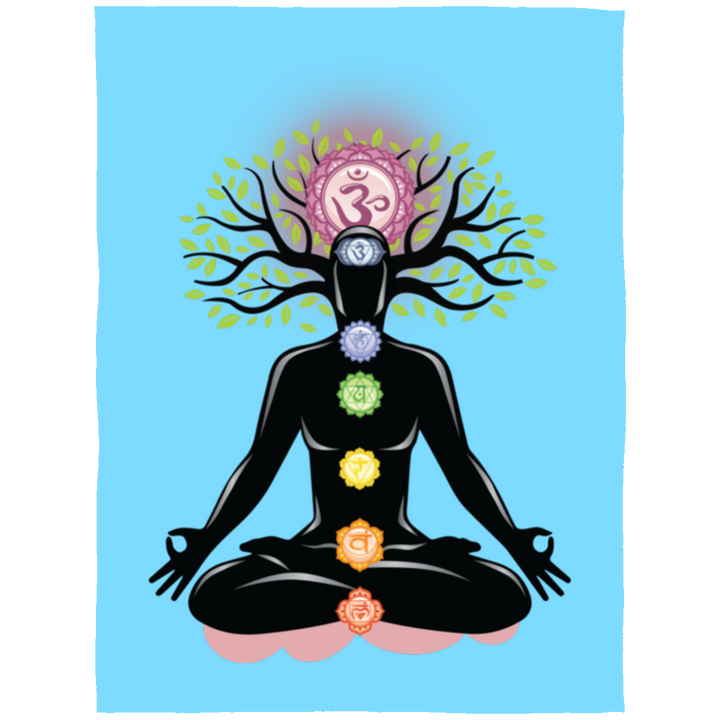 CHAKRAS PLUSH BLANKET (12 STYLES AND SIZES)