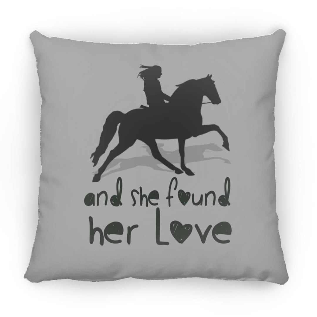 SHE FOUND HER LOVE (TWH pleasure)Bblack art ZP14 Small Square Pillow