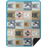 FRENCHIE BLANKET 2 BSHL Premium Black Sherpa Blanket 60x80