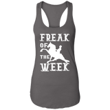FREAK OF THE WEEK (WHITE) NL1533 Ladies Ideal Racerback Tank