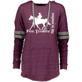 MISSOURI FOX TROTTER (white) 4HORSE 229390 Ladies Hooded Low Key Pullover
