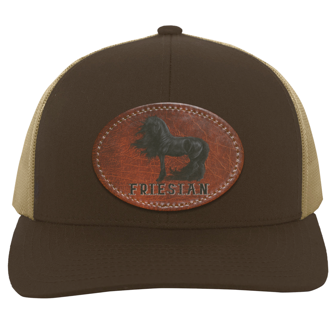 FRIESIAN ON LEATHER 104C Trucker Snap Back - Patch
