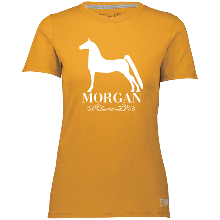 MORGAN STYLE 1 (WHITE) 4HORSE 64STTX Ladies’ Essential Dri-Power Tee