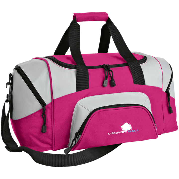 DISCOVERY PLACE LOGO 2023 DESIGN 1 BG99 Colorblock Sport Duffel