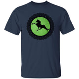 TWH PERFORMANCE LIME GREEN BLACK LACE G500 5.3 oz. T-Shirt