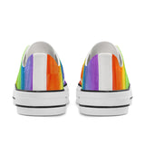 NASHVILLE BRAND PAINTED RAINBOW  Classic Low Top Canvas Shoes