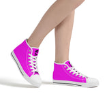 NASHVILLE BRAND NEON PINK High-Top Canvas Shoes