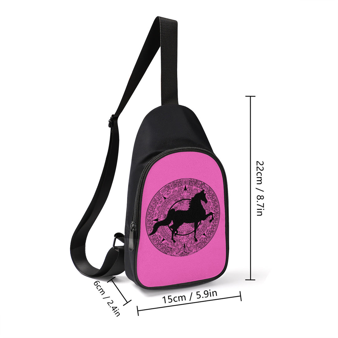 AMERICAN SADDLEBRED PINK AZTEC SPHERE Chest Bag