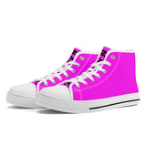 NASHVILLE BRAND NEON PINK High-Top Canvas Shoes