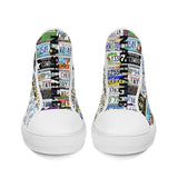 NASHVILLE BRAND I BE TRAVELIN High-Top Canvas Shoes