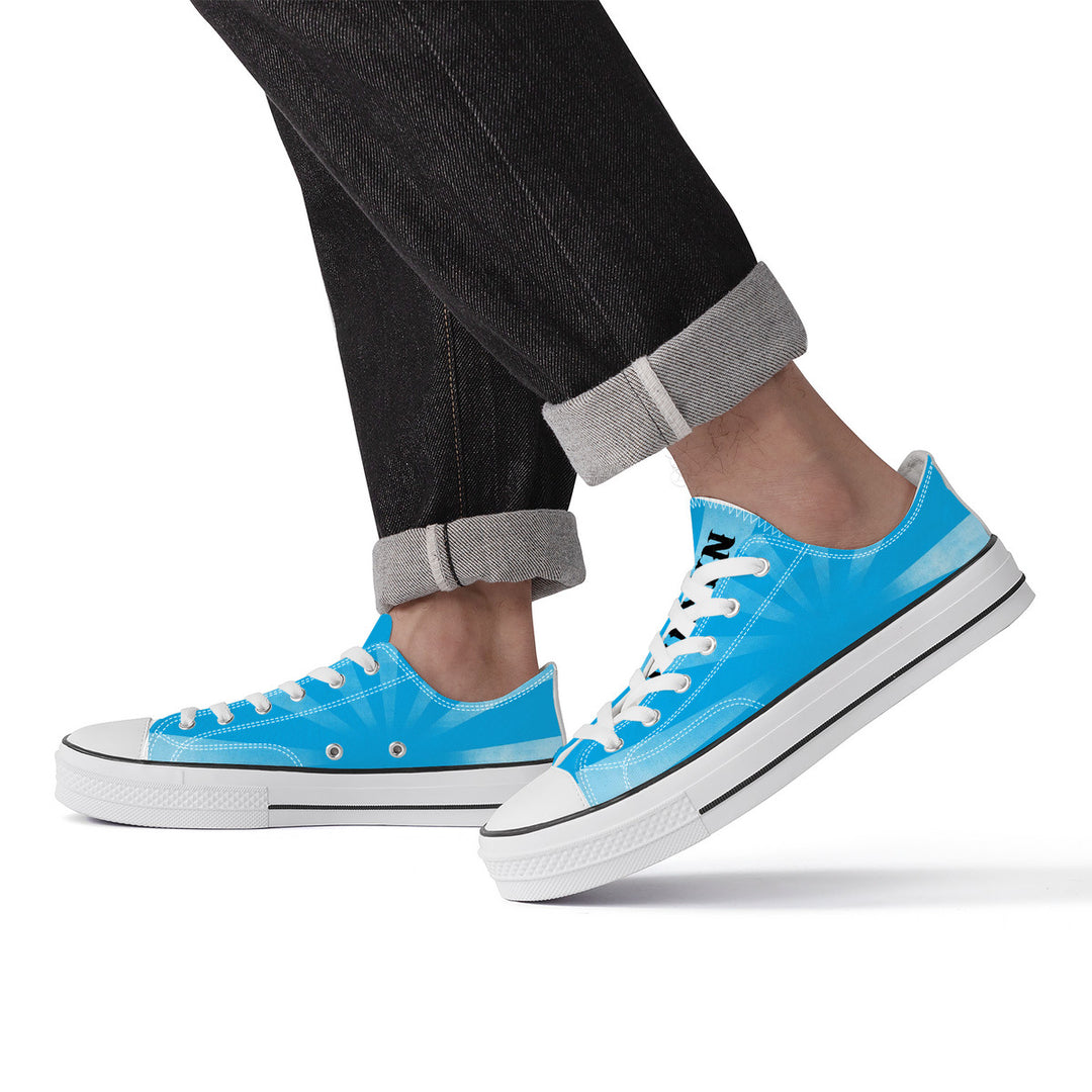 NASHVILLE BRAND SAMARI BLUE Classic Low Top Canvas Shoes