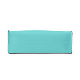 SADDLEBRED AZTEC SEASIDE BLUE Luxury Women PU Tote Bag - Black