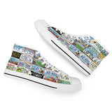 NASHVILLE BRAND I BE TRAVELIN High-Top Canvas Shoes