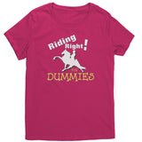 RIDING RIGHT FOR DUMMIES District Womens Shirt
