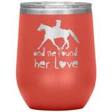 SHE FOUND HER LOVE FOX TROTTER TUMBLER (5 STYLES)