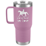 SHE FOUND HER LOVE FOX TROTTER TUMBLER (5 STYLES)