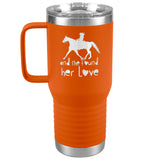 SHE FOUND HER LOVE FOX TROTTER TUMBLER (5 STYLES)