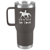 SHE FOUND HER LOVE FOX TROTTER TUMBLER (5 STYLES)