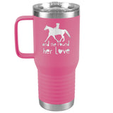 SHE FOUND HER LOVE FOX TROTTER TUMBLER (5 STYLES)