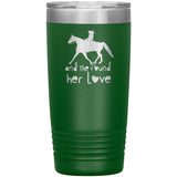 SHE FOUND HER LOVE FOX TROTTER TUMBLER (5 STYLES)