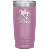 SHE FOUND HER LOVE FOX TROTTER TUMBLER (5 STYLES)