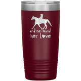 SHE FOUND HER LOVE FOX TROTTER TUMBLER (5 STYLES)