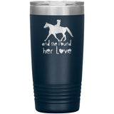 SHE FOUND HER LOVE FOX TROTTER TUMBLER (5 STYLES)