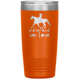 SHE FOUND HER LOVE FOX TROTTER TUMBLER (5 STYLES)
