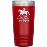SHE FOUND HER LOVE FOX TROTTER TUMBLER (5 STYLES)