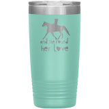 SHE FOUND HER LOVE FOX TROTTER TUMBLER (5 STYLES)
