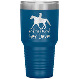 SHE FOUND HER LOVE FOX TROTTER TUMBLER (5 STYLES)