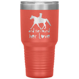 SHE FOUND HER LOVE FOX TROTTER TUMBLER (5 STYLES)