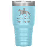 SHE FOUND HER LOVE FOX TROTTER TUMBLER (5 STYLES)