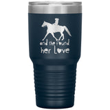 SHE FOUND HER LOVE FOX TROTTER TUMBLER (5 STYLES)