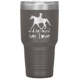 SHE FOUND HER LOVE FOX TROTTER TUMBLER (5 STYLES)