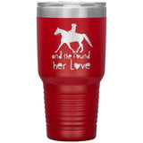 SHE FOUND HER LOVE FOX TROTTER TUMBLER (5 STYLES)