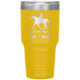 SHE FOUND HER LOVE FOX TROTTER TUMBLER (5 STYLES)