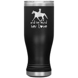 SHE FOUND HER LOVE FOX TROTTER TUMBLER (5 STYLES)