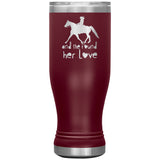 SHE FOUND HER LOVE FOX TROTTER TUMBLER (5 STYLES)